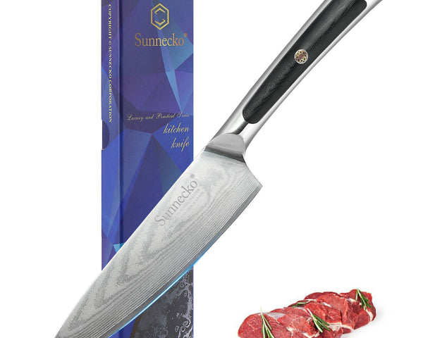 Product Review - Sunnecko 6.5 Inch Damascus Steel Meat Cleaver