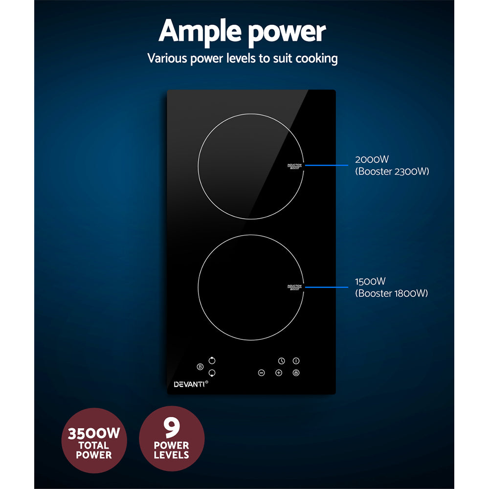 Devanti 30cm Induction Cooktop - Electric Cooker