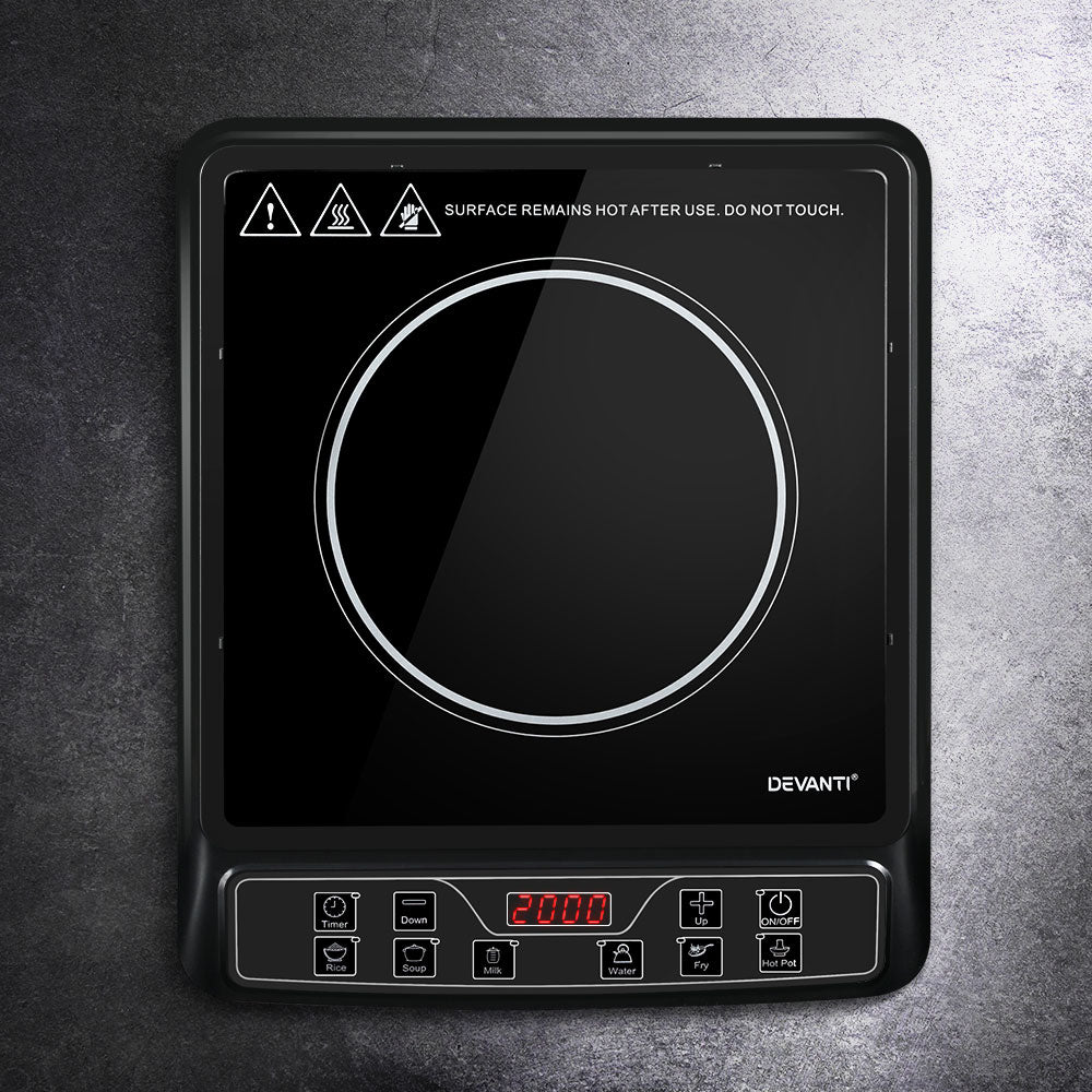 Devanti 30cm Portable Induction Cooktop
