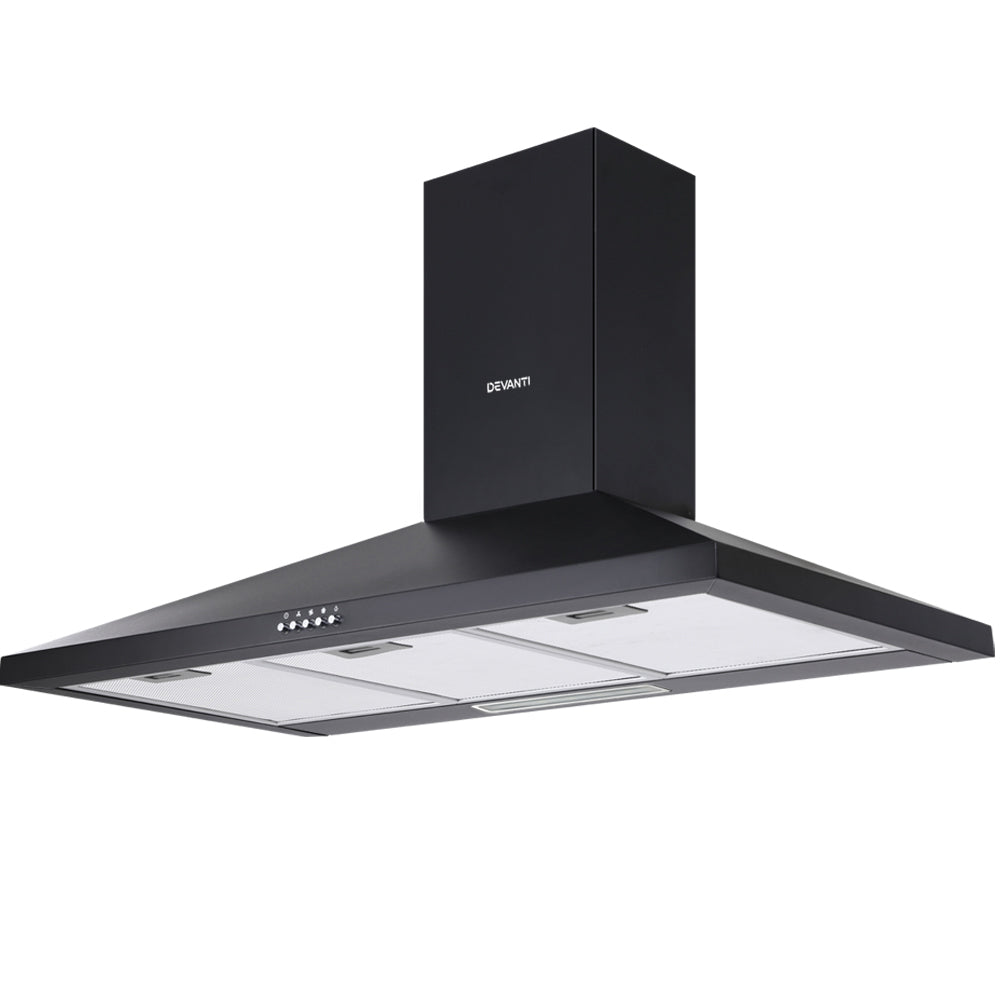 Devanti 90cm Range Hood - Black