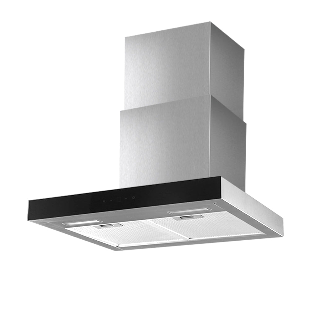 Devanti 60cm Glass Range Hood - Stainless Steel