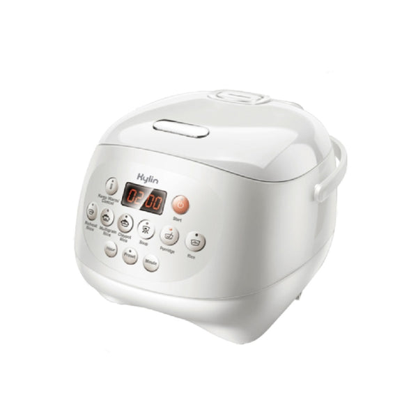 Kylin White rice cooker with digital display